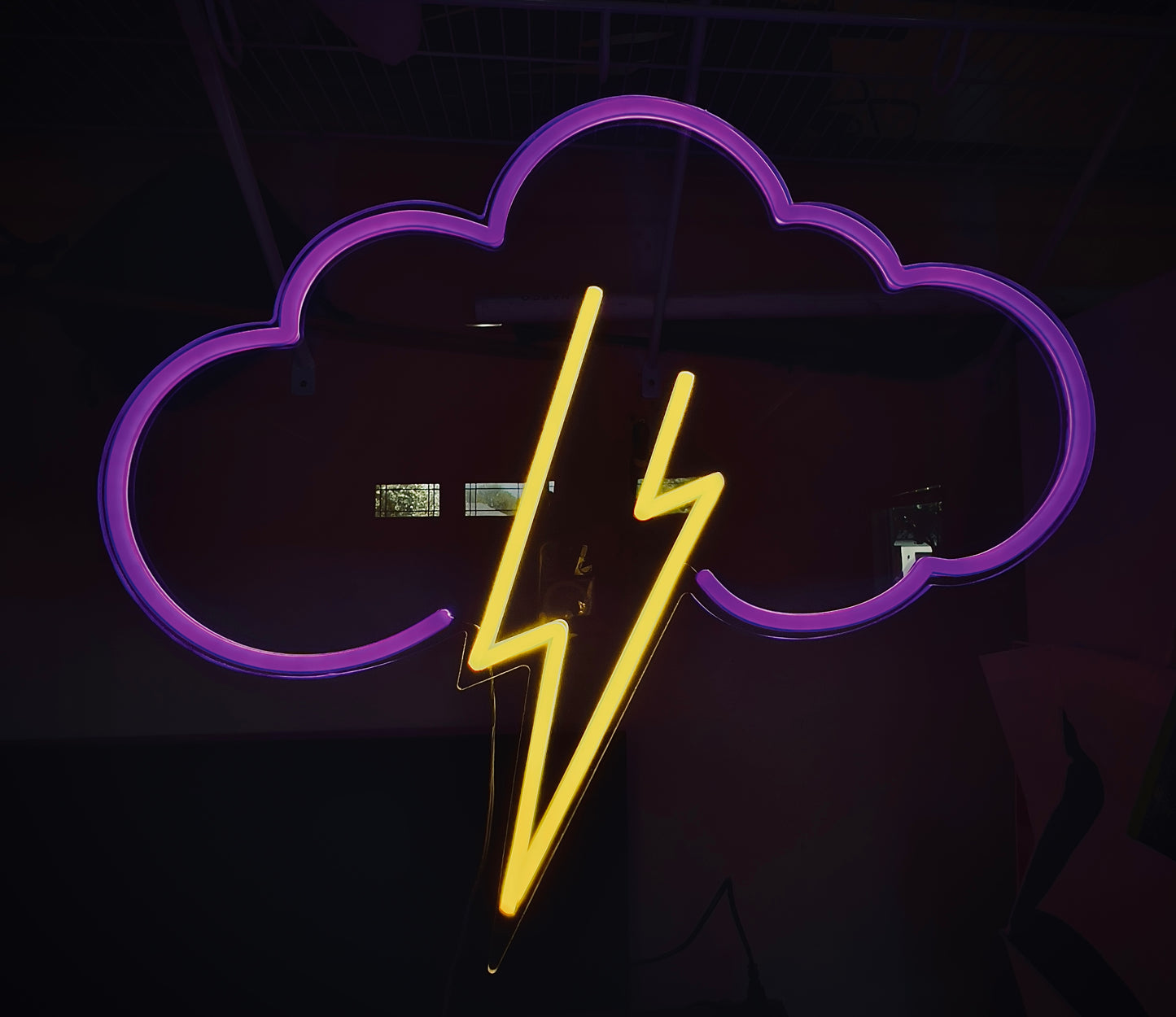 Thunder - 24" x 24" - Led Neon Sign