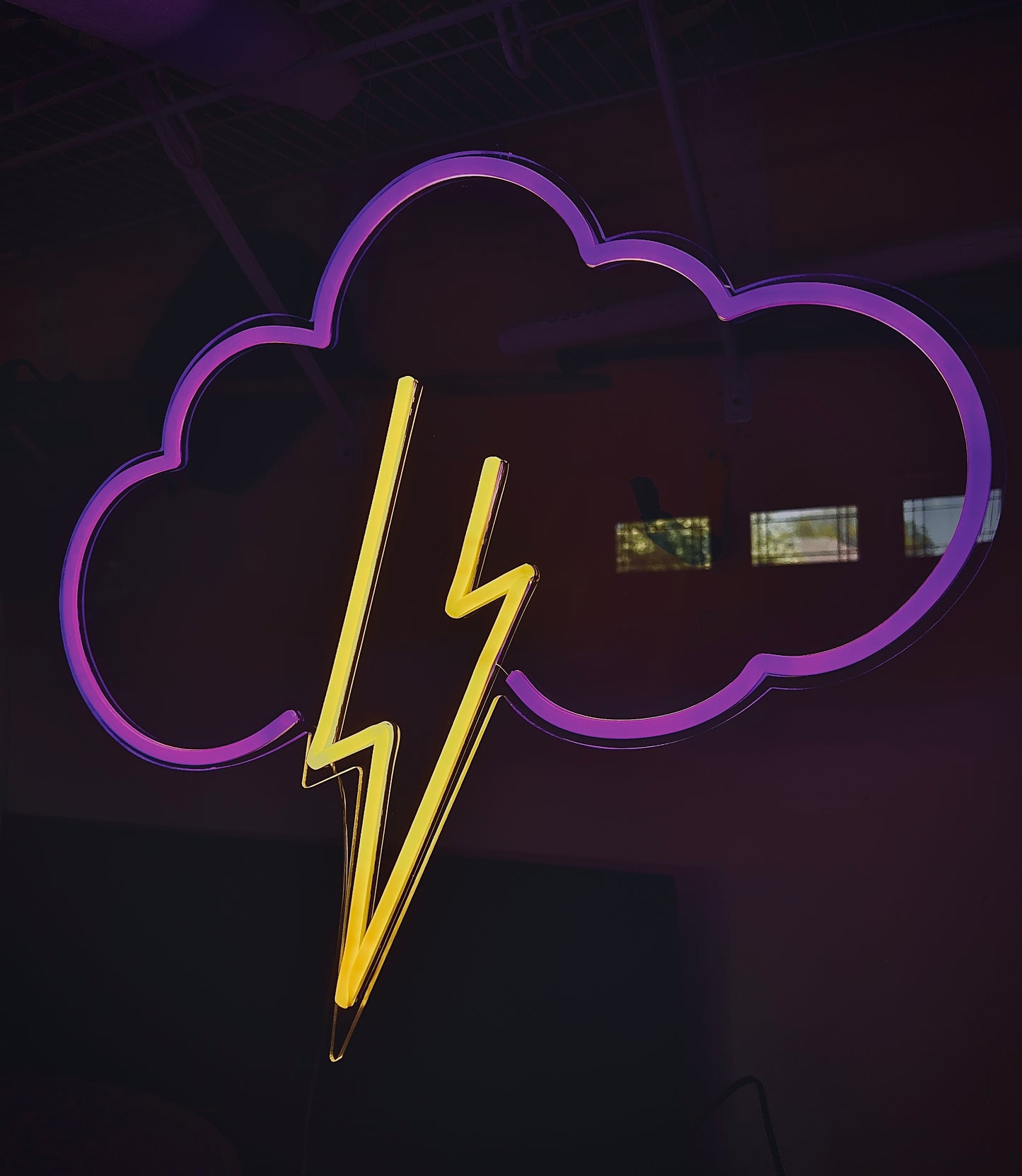 Thunder - 24" x 24" - Led Neon Sign