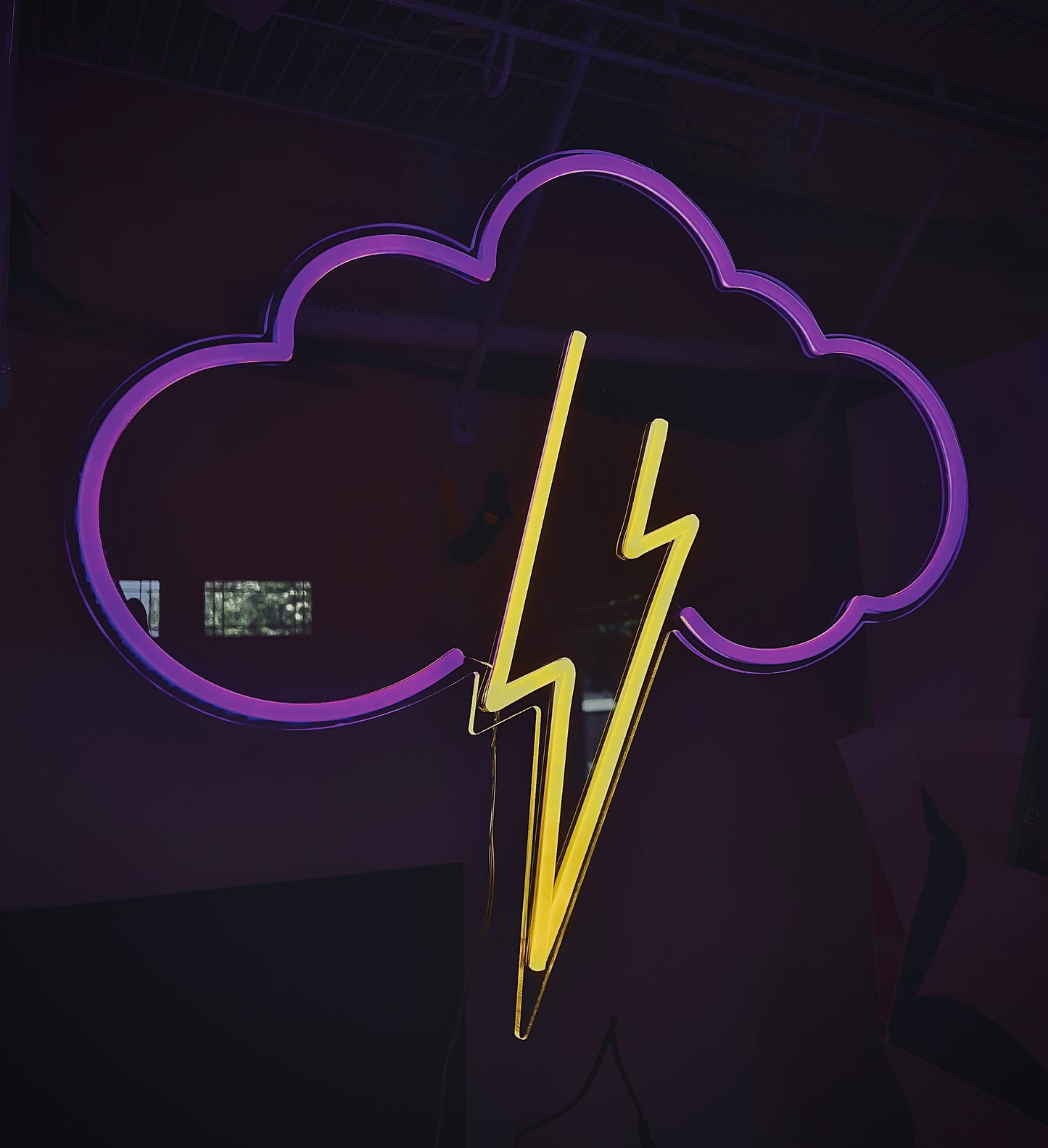 Thunder - 24" x 24" - Led Neon Sign