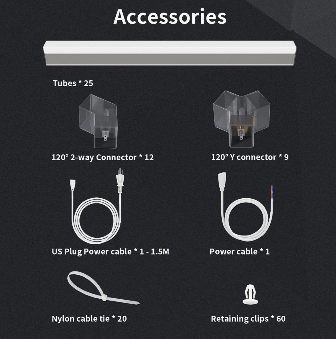 Honeycomb hex light kit - 11 hex